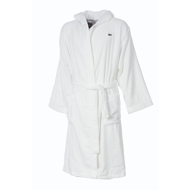 μπουρνούζι lacoste white 38 2826 800x800 - Bathrobes