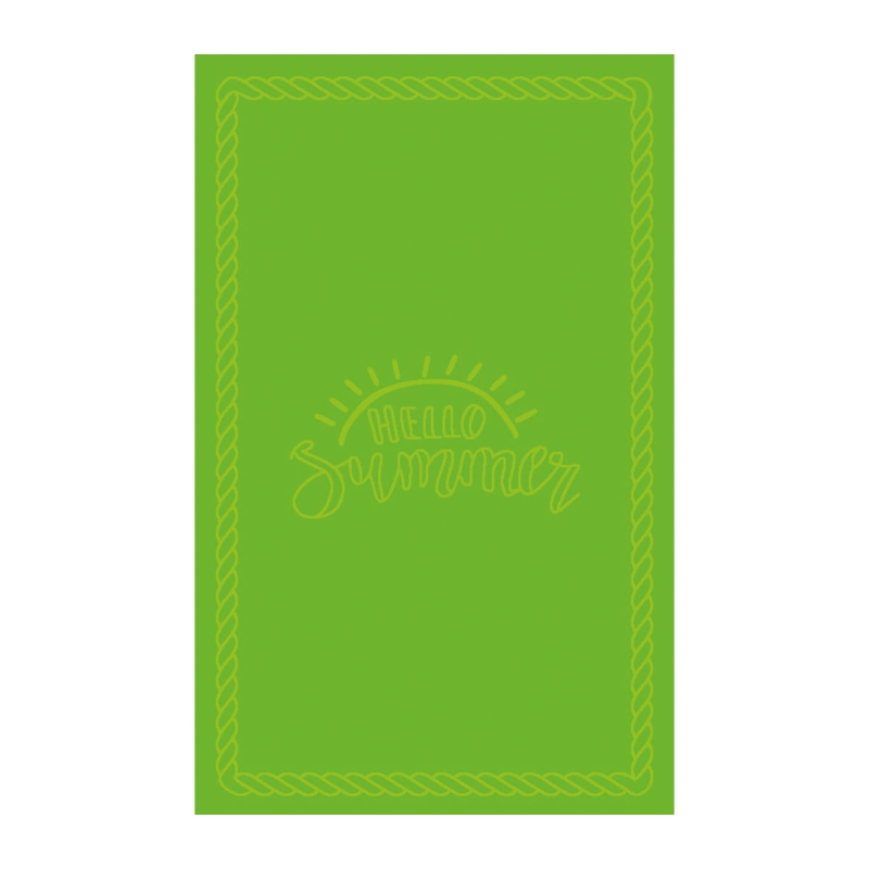 Beach Towel Green Art 2146 86x1.60